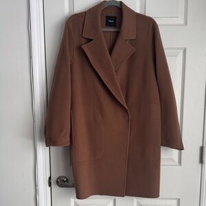 Theory Women's brown wool blend jacket M